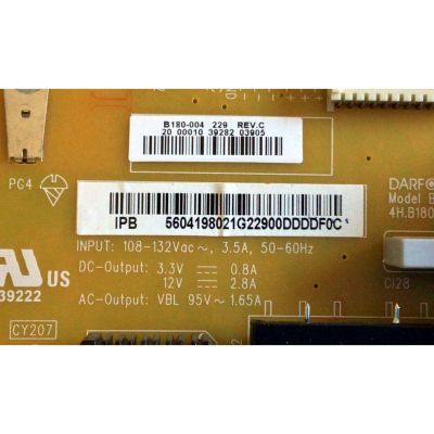 KIT DE TARJETAS PARA TV VIZIO / NUMERO DE PARTE MAIN 5574W01001G / 48.74N02.011 / 91.74W10.001G / T-CON 55.50T05.C03 / 5550T05C03 / FUENTE 56.04198.021G / 4H.B1800.031 / 5604198021G / PANEL T500HVN02.0 / MODELO E502AR LWJANHAN - Imagen 4